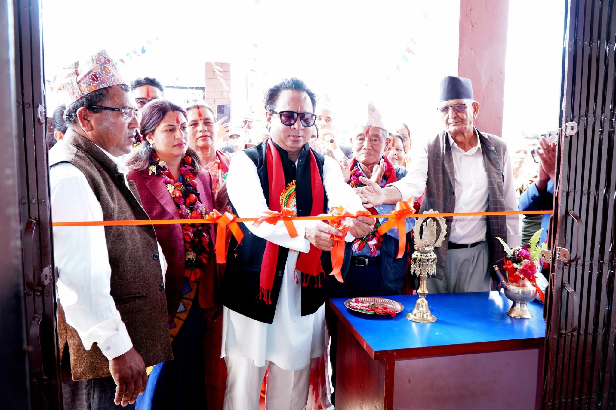 बाच्छामा वडा कार्यालयको नयाँ प्रशासनिक भवन उद्घाटन