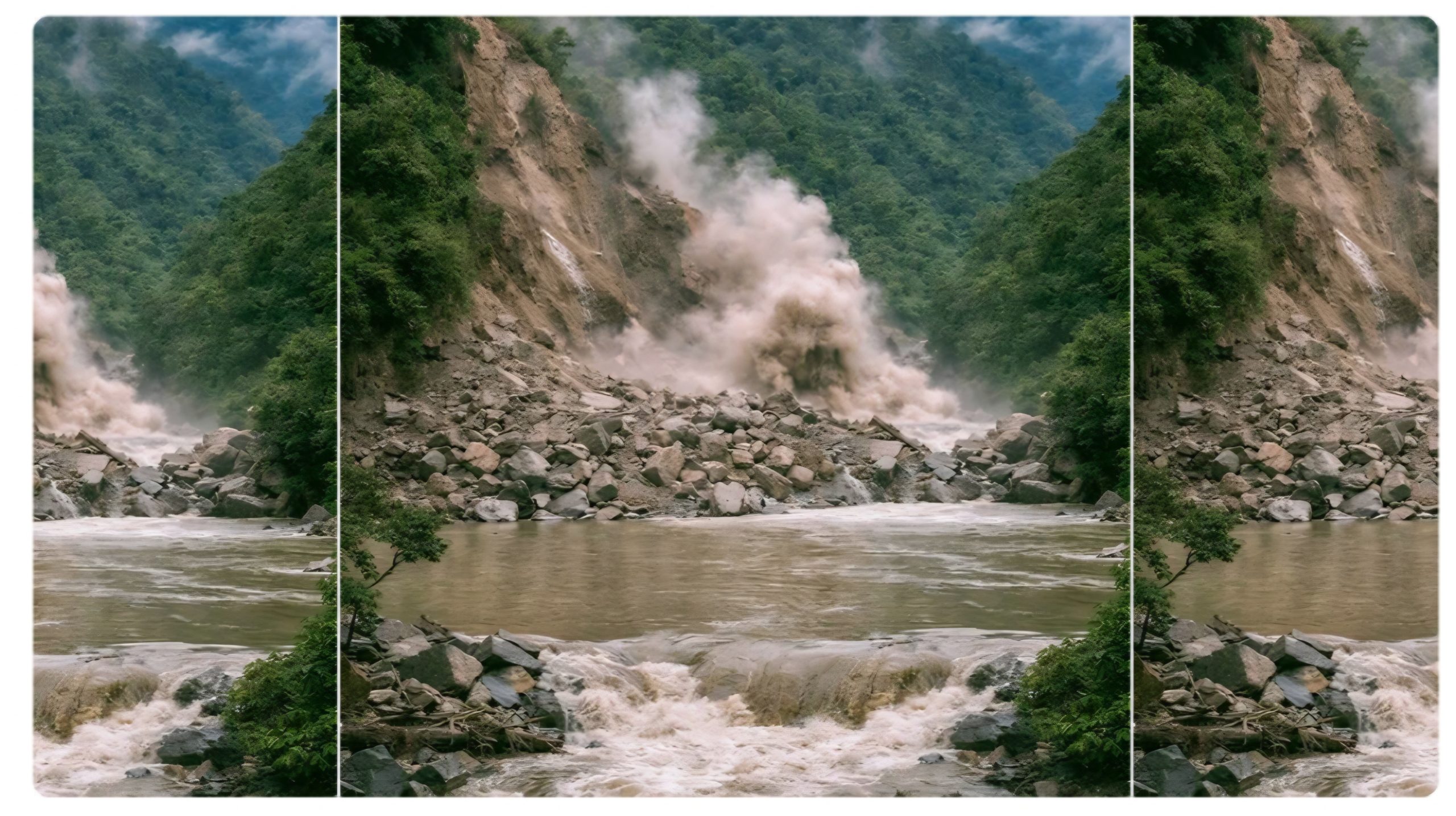 किम्रुङ खोलाको बहाब खुल्यो, साविककै अवस्थामा बग्न थाल्यो